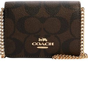 Coach mini wallet on chain